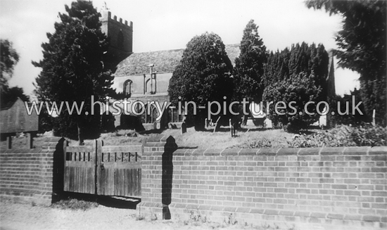 The Church of St Andrew, Helions Bumpstead, Essex. c.1950's